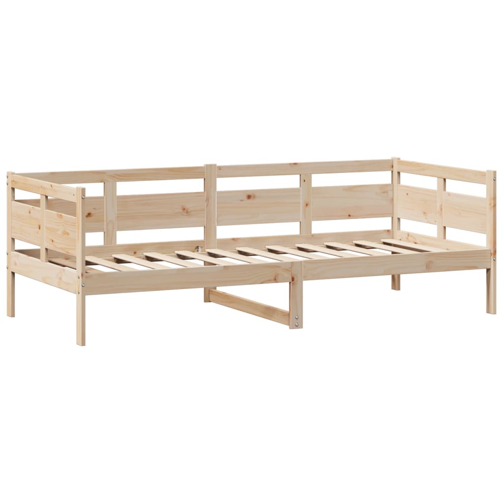 Slaapbank met lades 90x190 cm massief grenenhout