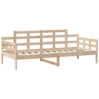 Slaapbank met lades 90x190 cm massief grenenhout