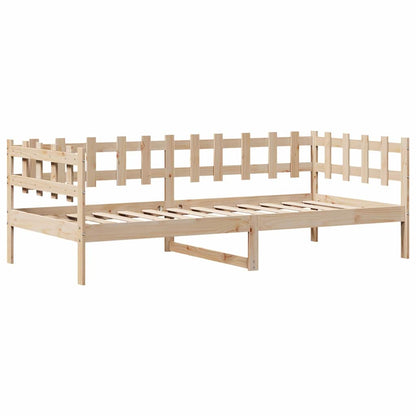 Slaapbank met lades 90x190 cm massief grenenhout