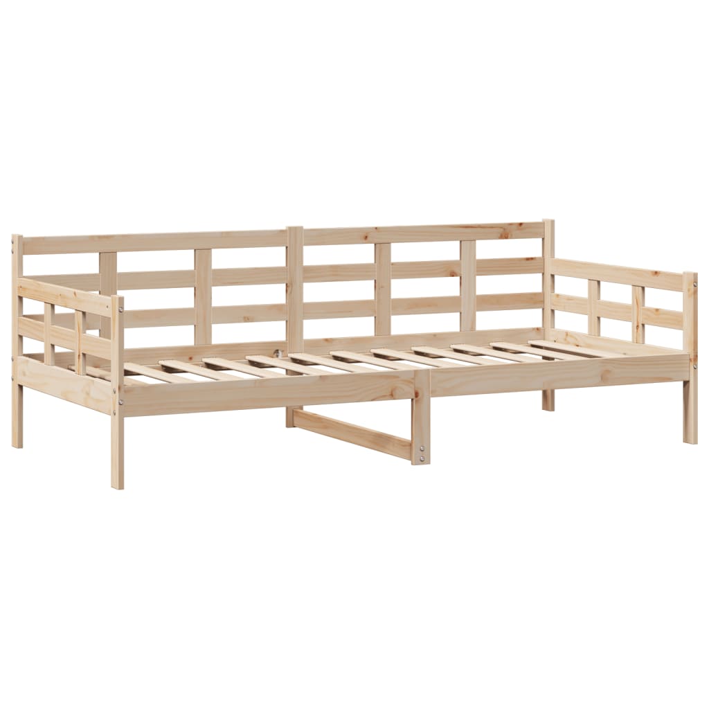 Slaapbank met lades 90x200 cm massief grenenhout