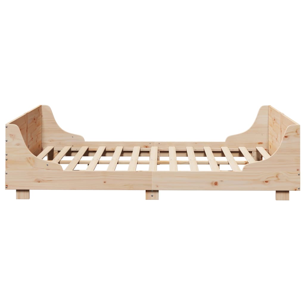 Bedframe zonder matras massief grenenhout 150x200 cm