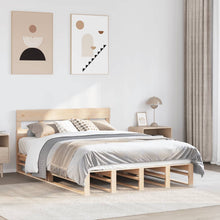 Bedframe zonder matras massief grenenhout 120x200 cm