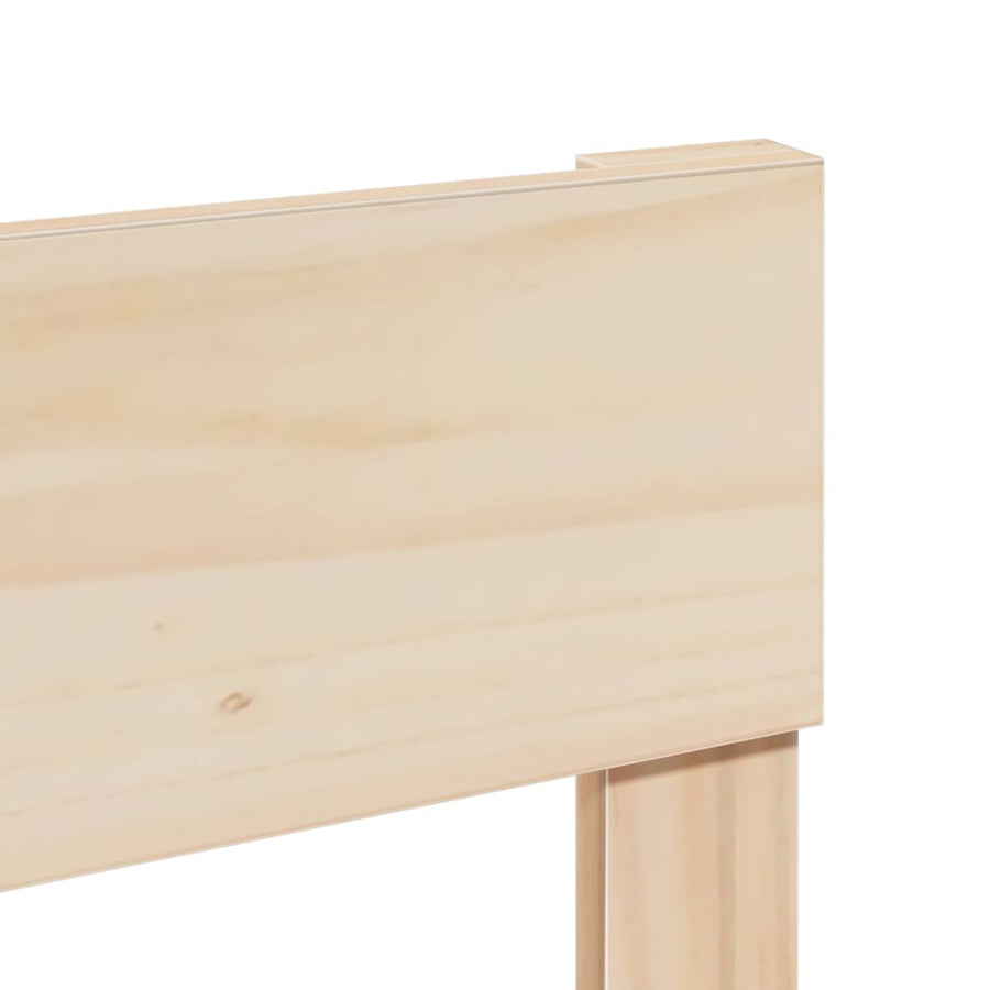 Bedframe zonder matras massief grenenhout 140x200 cm