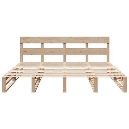 Bedframe zonder matras massief grenenhout 180x200 cm