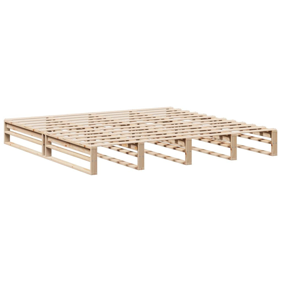 Bedframe zonder matras massief grenenhout 180x200 cm