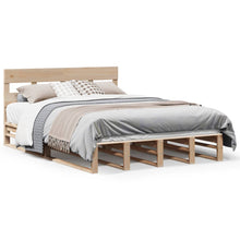 Bedframe zonder matras massief grenenhout 120x190 cm