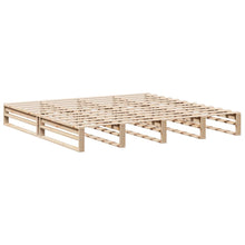 Bedframe massief grenenhout 200x200 cm