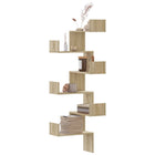 Corner shelf unit 45x45x147 cm treated Sonoma oak wood