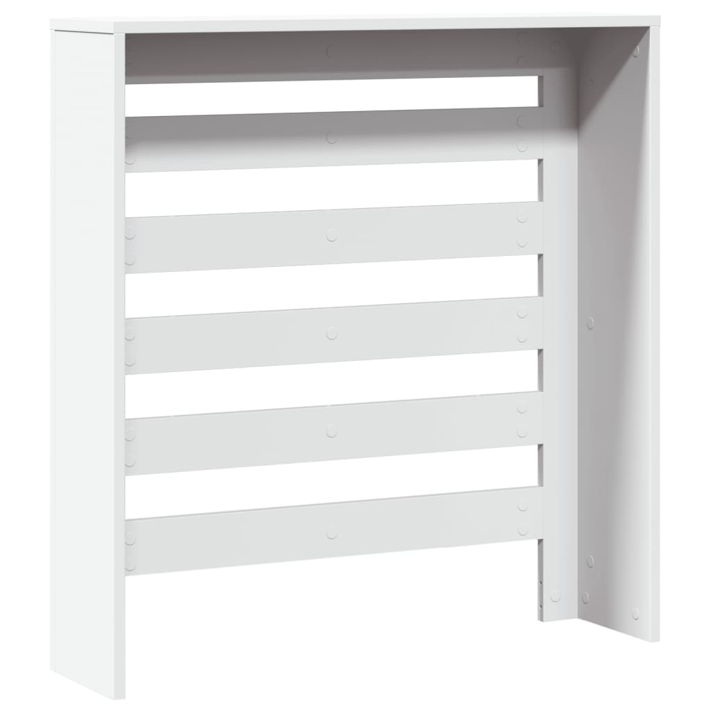 Radiatorombouw 78x20x82 cm bewerkt hout wit