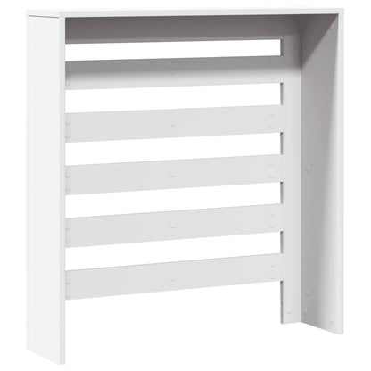 Radiatorombouw 78x20x82 cm bewerkt hout wit