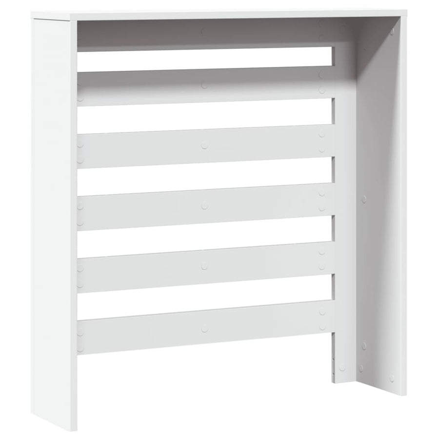 Radiatorombouw 78x20x82 cm bewerkt hout wit