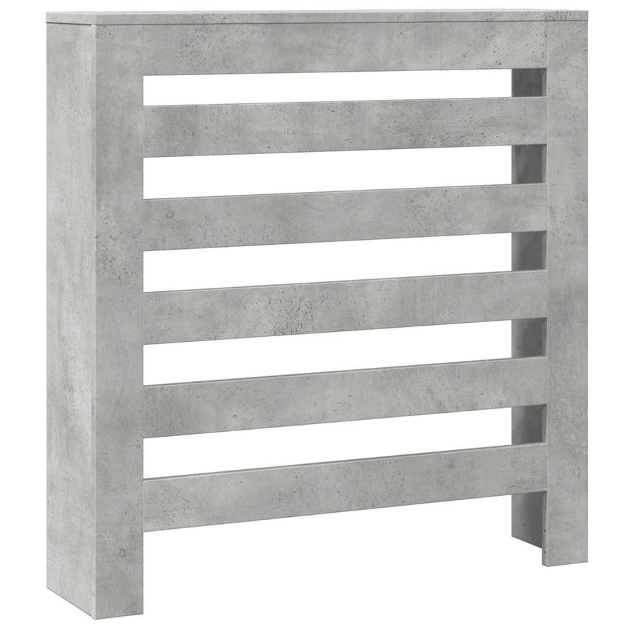 Radiatorombouw 78x20x82 cm bewerkt hout betongrijs