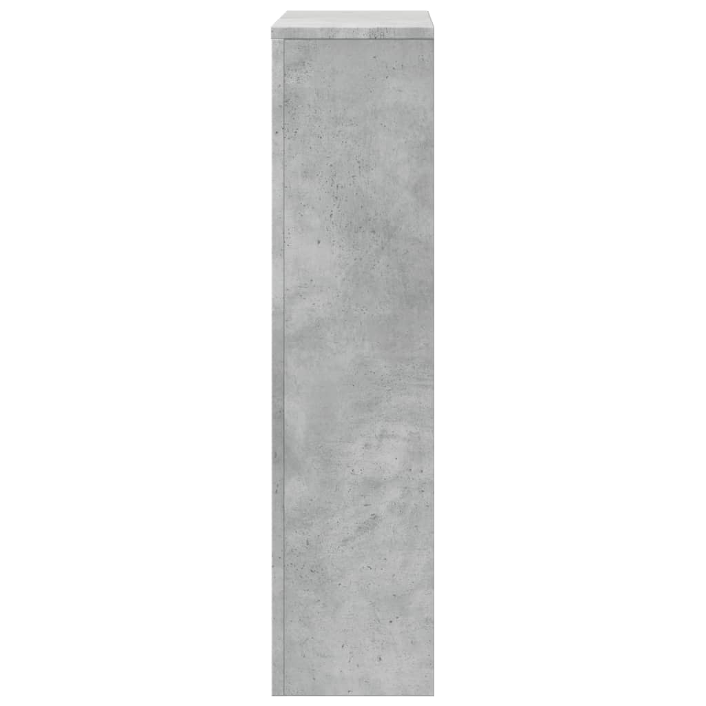 Radiatorombouw 78x20x82 cm bewerkt hout betongrijs