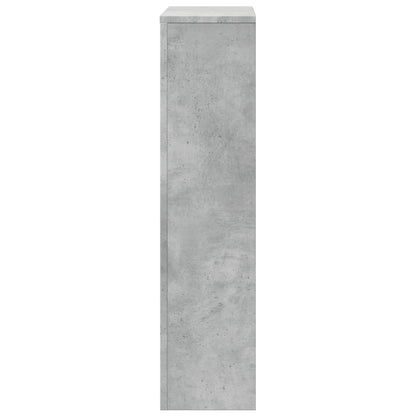 Radiatorombouw 78x20x82 cm bewerkt hout betongrijs