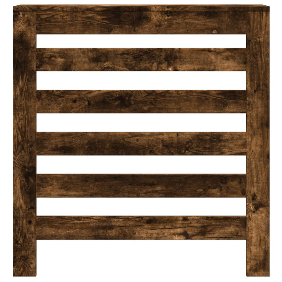 Radiatorombouw 78x20x82 cm bewerkt hout gerookt eikenkleurig