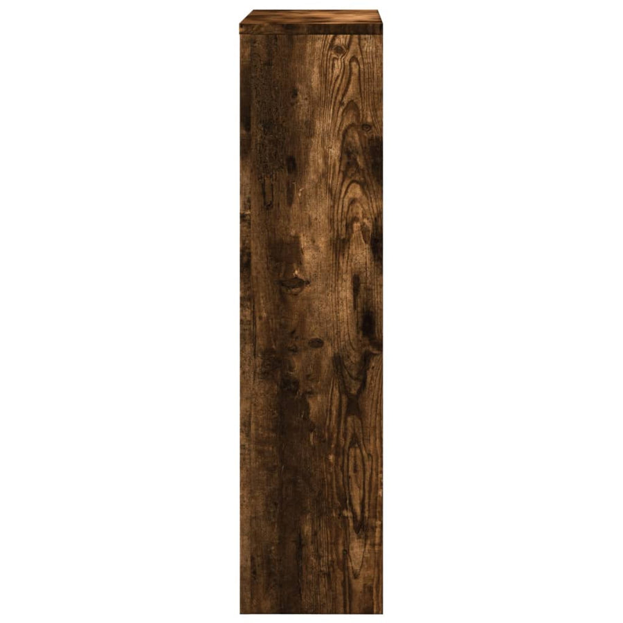 Radiatorombouw 78x20x82 cm bewerkt hout gerookt eikenkleurig