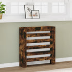 Radiator cover 78x20x82 cm engineered wood smoked oak-colored