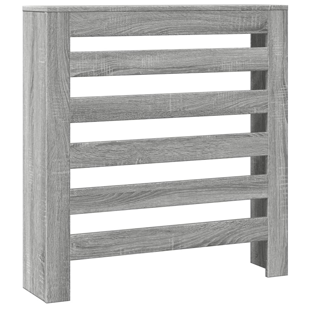 Radiatorombouw 78x20x82 cm bewerkt hout grijs sonoma eikenkleur