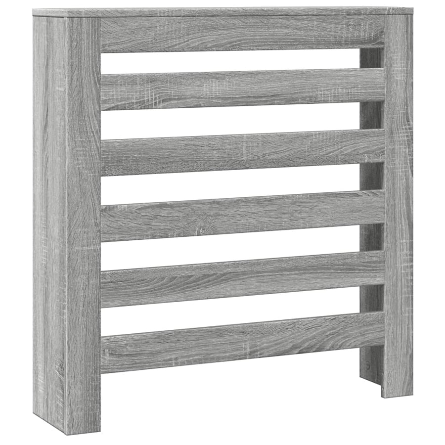 Radiatorombouw 78x20x82 cm bewerkt hout grijs sonoma eikenkleur