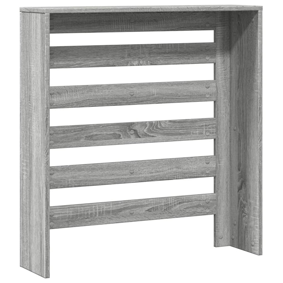 Radiatorombouw 78x20x82 cm bewerkt hout grijs sonoma eikenkleur
