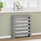 Radiator cover 78x20x82 cm engineered wood grey Sonoma oak colour