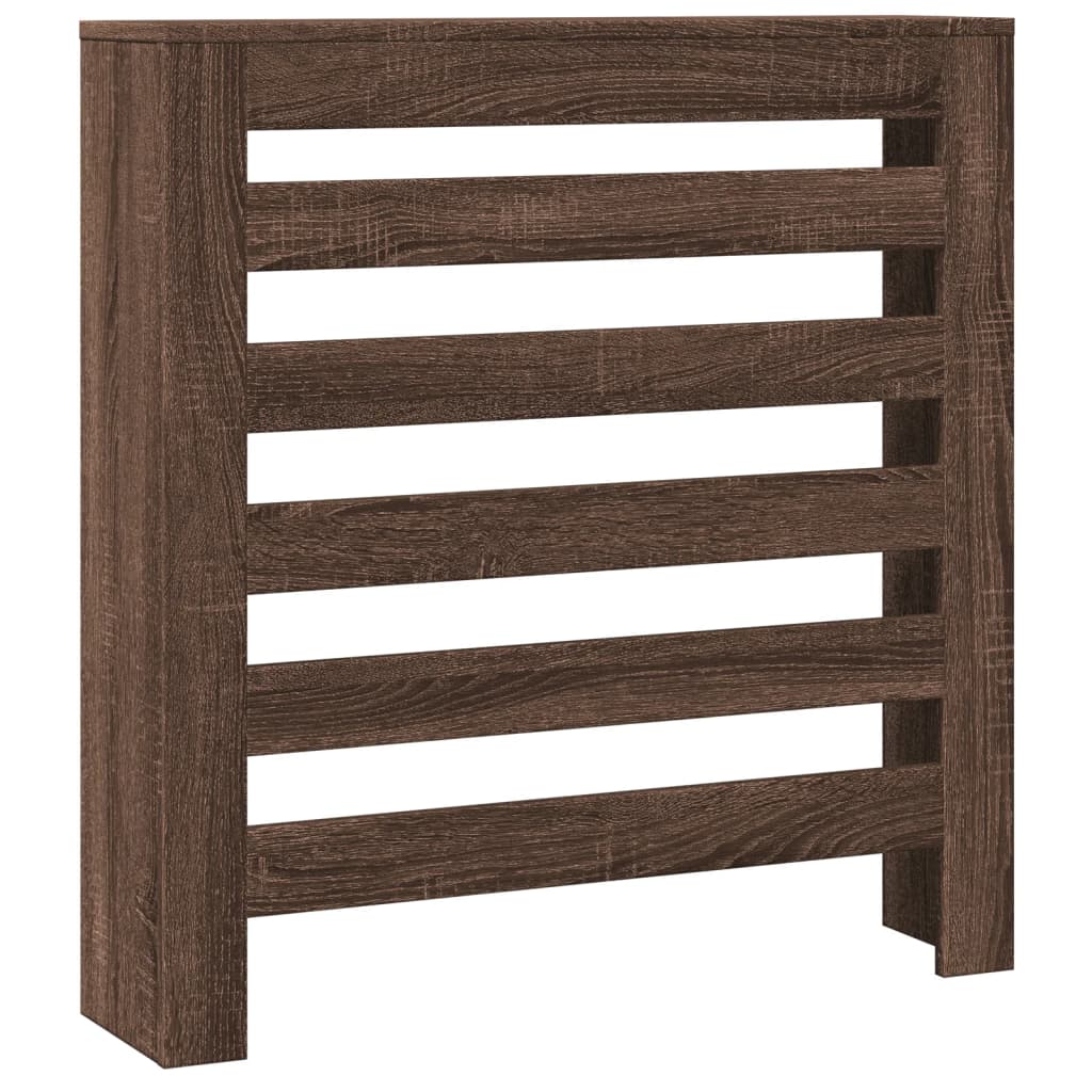 Radiatorombouw 78x20x82 cm bewerkt hout bruin eikenkleurig
