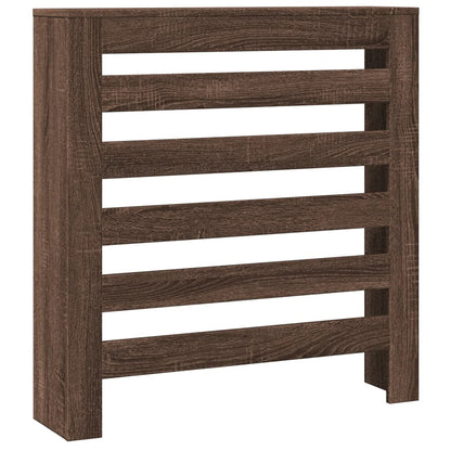 Radiatorombouw 78x20x82 cm bewerkt hout bruin eikenkleurig