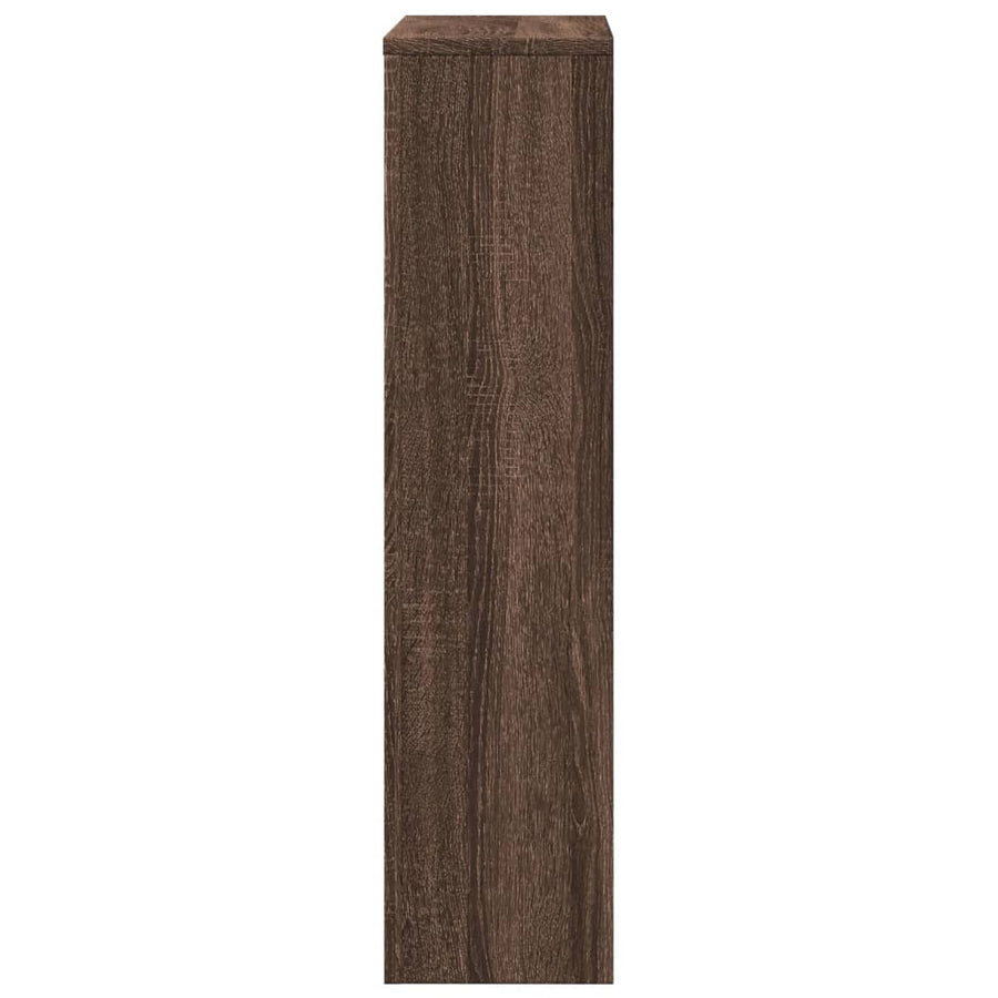 Radiatorombouw 78x20x82 cm bewerkt hout bruin eikenkleurig