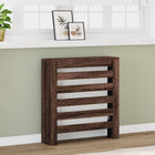 Radiator cover 78x20x82 cm engineered wood brown oak-coloured