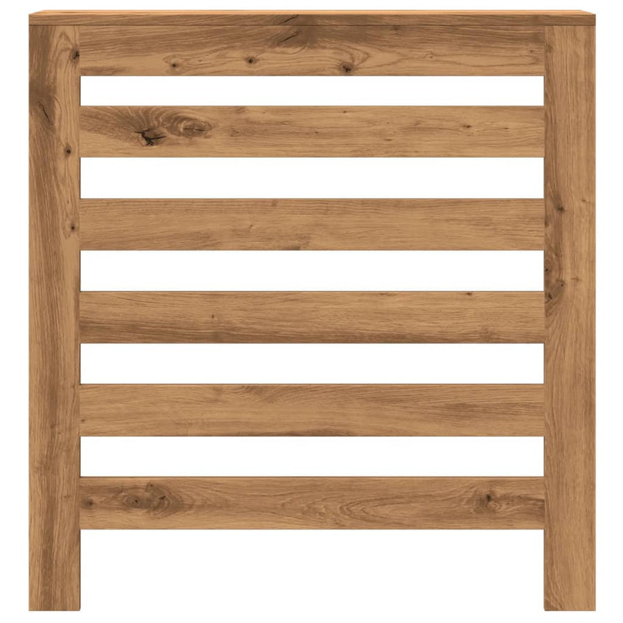 Radiatorombouw 78x20x82 cm bewerkt hout artisanaal eikenkleur