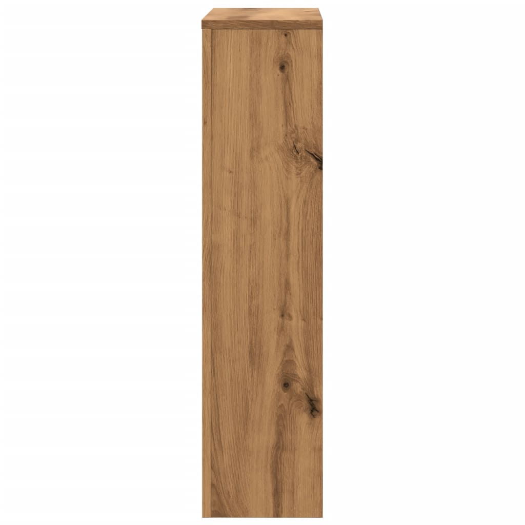 Radiatorombouw 78x20x82 cm bewerkt hout artisanaal eikenkleur