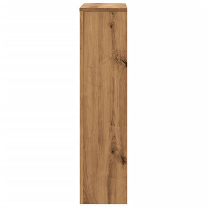 Radiatorombouw 78x20x82 cm bewerkt hout artisanaal eikenkleur