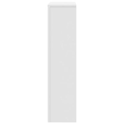 Radiatorombouw 104x20x82 cm bewerkt hout wit