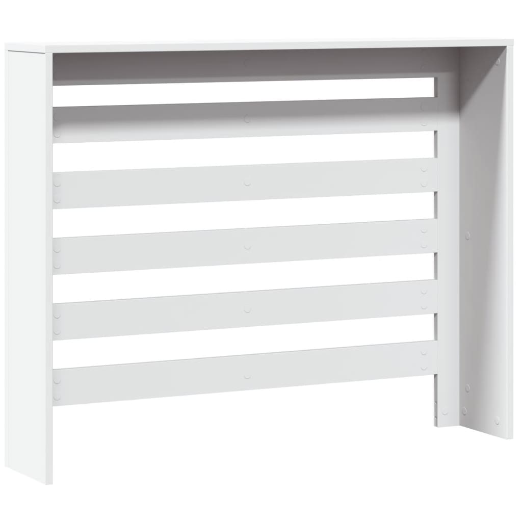 Radiatorombouw 104x20x82 cm bewerkt hout wit