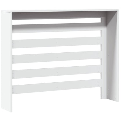 Radiatorombouw 104x20x82 cm bewerkt hout wit