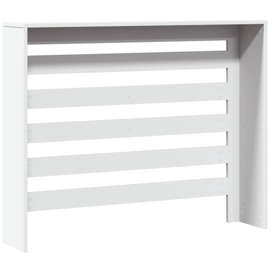 Radiatorombouw 104x20x82 cm bewerkt hout wit