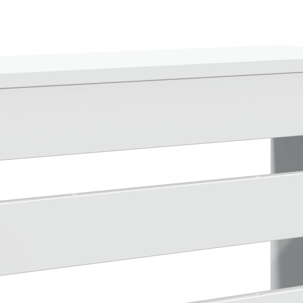 Radiatorombouw 104x20x82 cm bewerkt hout wit