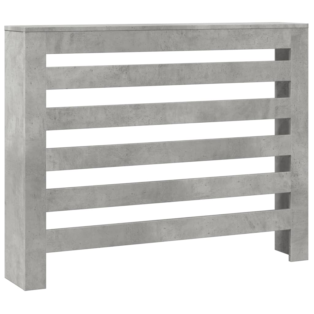 Radiatorombouw 104x20x82 cm bewerkt hout betongrijs
