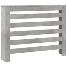 Radiatorombouw 104x20x82 cm bewerkt hout betongrijs
