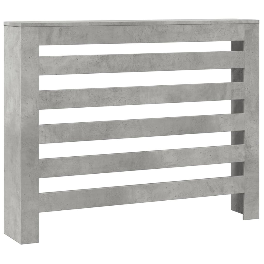 Radiatorombouw 104x20x82 cm bewerkt hout betongrijs