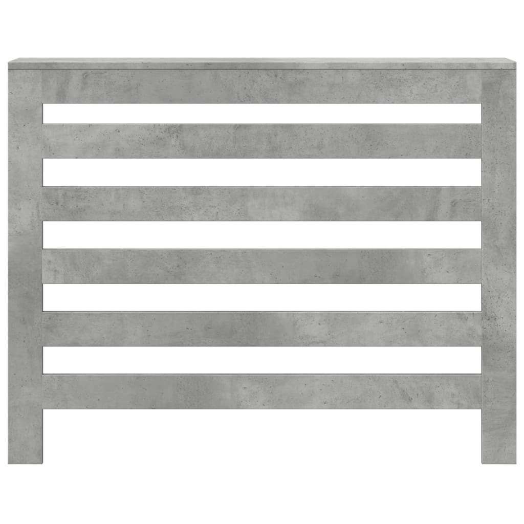 Radiatorombouw 104x20x82 cm bewerkt hout betongrijs