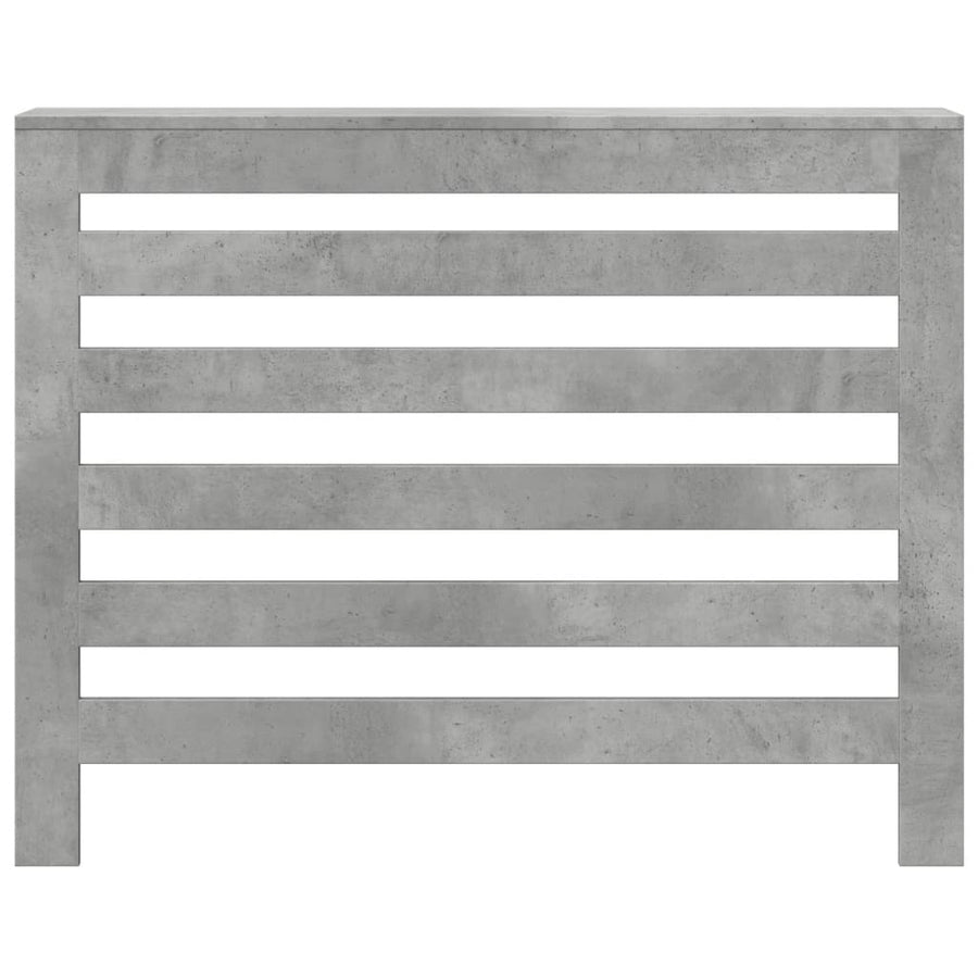 Radiatorombouw 104x20x82 cm bewerkt hout betongrijs