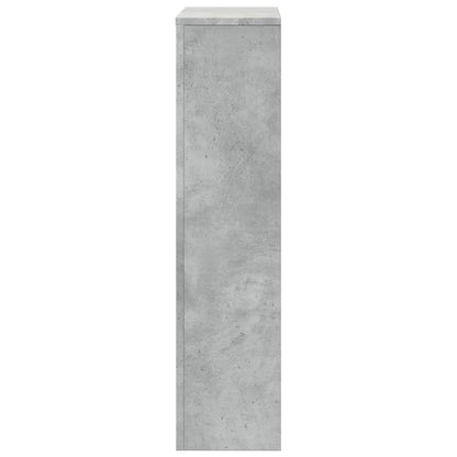 Radiatorombouw 104x20x82 cm bewerkt hout betongrijs