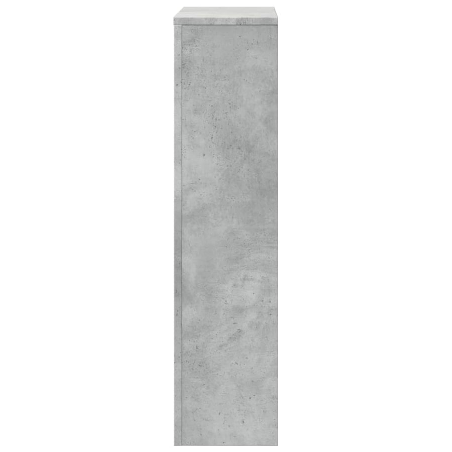 Radiatorombouw 104x20x82 cm bewerkt hout betongrijs