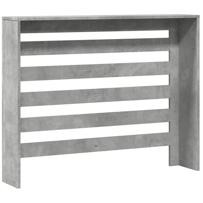 Radiatorombouw 104x20x82 cm bewerkt hout betongrijs