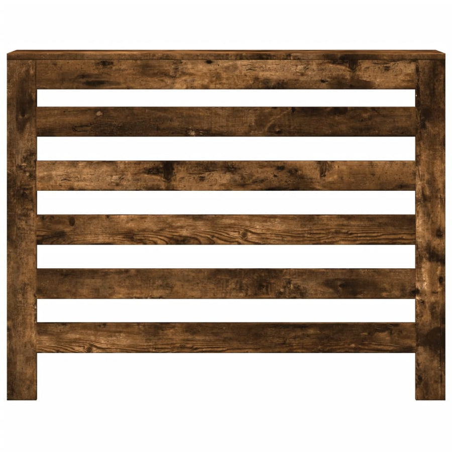 Radiatorombouw 104x20x82 cm bewerkt hout gerookt eikenkleurig