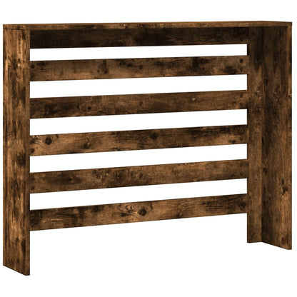 Radiatorombouw 104x20x82 cm bewerkt hout gerookt eikenkleurig