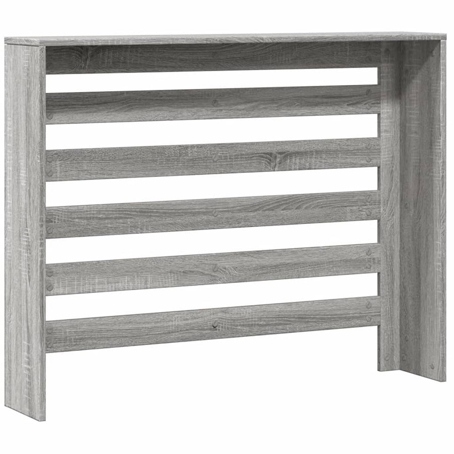 Radiatorombouw 104x20x82 cm bewerkt hout grijs sonoma eiken