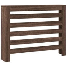 Radiatorombouw 104x20x82 cm bewerkt hout bruin eikenkleurig