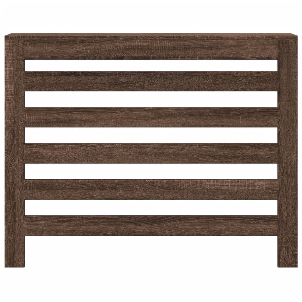 Radiatorombouw 104x20x82 cm bewerkt hout bruin eikenkleurig